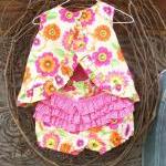 Baby Dress With Ruffled Bloomers, 12 Months,..