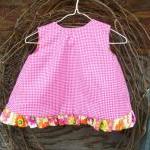 Baby Dress With Ruffled Bloomers, 12 Months,..