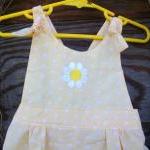 Baby Ruffled Romper Knot Ties Size 6/9months(12/18..